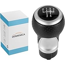 Leva Del Cambio In Pelle Per Audi A4 B8, A5, Q5 - Pomello Sportivo 6 Marce, Ricambio 8K0863278, Colore Nero/Argento - Foto 4