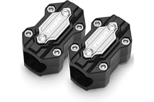 STAFU Rahmen Motorschutzblock Stoßstangenschutz Zubehör Für Triumph Tiger 800 900 GT PRO Rally Explorer 1200 1200 XCA 1050i 955i 800 XC (Color : Silver)