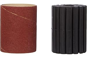 Bosch Home and Garden Lot de porte-outil et manchon abrasif - Accessoire pour PRR 250 ES Noir