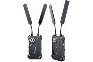 HOLLYVIEW Hollyland Cosmo C1 System di Trasmissione Video Wireless HDMI SDI Loopout 1080p60 FHD con USB Video Class, 300m Portata, Salto Frequenza Automatico, 40ms Latenza, 12-20Mbps per Streaming in Diretta