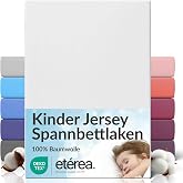 Ethereal Comfort Jersey Fitted Sheet 80 x 16 cm &ndash; 80 x 180 cm Oekotex Made in Green &ndash; 100% Cotton, Jersey Fitted Sheet Up to