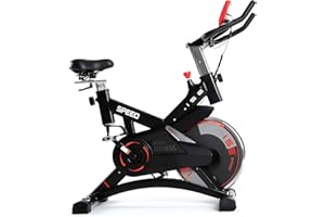 ISE Vélo d'appartement Ergomètre Cardio Vélo Biking,Petit Exercice de Fitness Indoor avec Programme et l'Ecran,Supports pour Bras,Cardiofréquencemètre, SY-7005-1