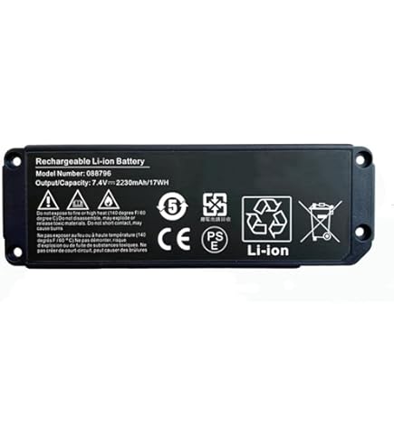 TECHTEK Battery 3400mAh Compatible With [Verifone] 3GBWC, V240m Plus Replaces BPK474-001, BPK474
