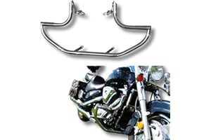 BIKEMASTERSUK MOTORCYCLE PARTS & ACCESSORIES Highway Crash Bar Engine Protection with Footrests - for VL 1500 / C90 Boulevard | Robust Stainless Steel OH18N9 Protection