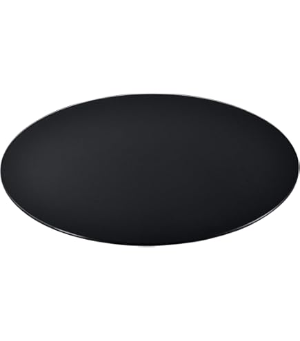 Euro Tische Glasplaat en tafelblad in 40 cm ronde vorm, glazen bodem met 6 mm ESG-veiligheidsglas, perfect geschikt als tafelblad, bodemplaat (zwart Euro Tische Glasplaat en tafelblad in 40 cm ronde vorm, glazen bodem met 6 mm ESG-veiligheidsglas, perfect geschikt als tafelblad, bodemplaat (zwart