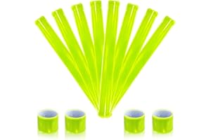 Awroutdoor réfléchissantes pour Enfants, Bandes de sécurité réfléchissantes pour Cartable, clés, Poussette, randonnée, Jogging et Cycliste