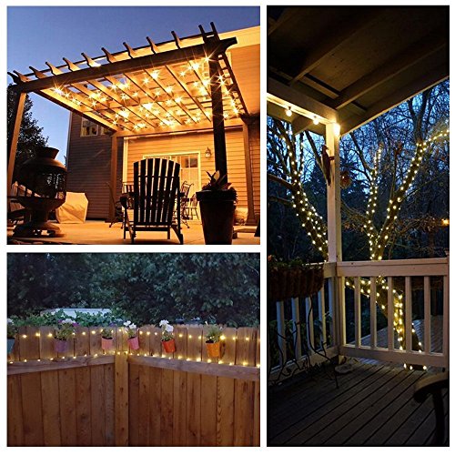 Kohree Solar Lichterkette/Außenlichterketter mit 120 LED, Beleuchtung für Outdoor, Garten, Haus Weihnachtsfest, Hochzeit - 3