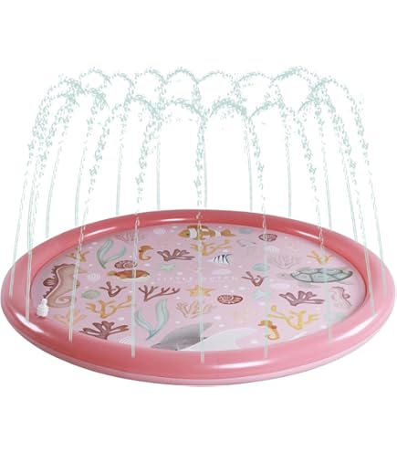 Ballon De Plage 3D - Ocean Dreams Pink - Little Dutch