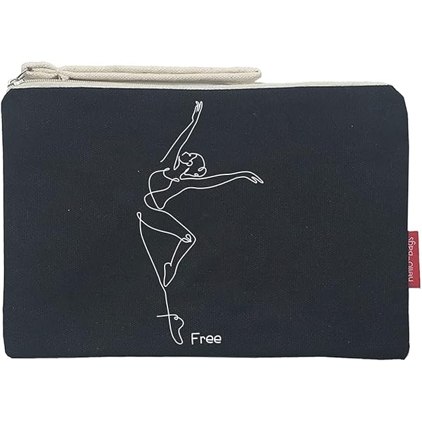Hello-Bags. Necessaire/pochette. Esterno: 100% cotone. Con cerniera interna e fodera. Include una bella busta regalo kraft. Modello IFNOTHING