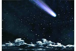 PERAGASHOP Cielo nocturno con cometa 100 x 70 cm para Belén