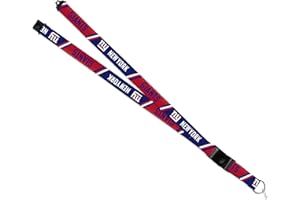 Rico Industries NFL New York Giants - Clip de bouton et lanière détachable - Unisexe