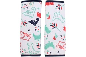 JYOKO KIDS Protector Arnes para Silla de Paseo, Compatible con Maxicosi (Dino Party, 20,5 x 21)