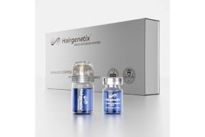 Hairgenetix Copper Peptide Scalp Micro-Stamp Set - GHK-Cu & AHK-Cu-serum