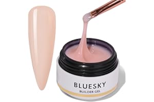 Bluesky Gel Ricostruzione Unghie- Gel Costruttore Per Unghie, UV Gel Costruttore Semipermanente Acrigel Per Unghie,allunga e Ripara 15ml