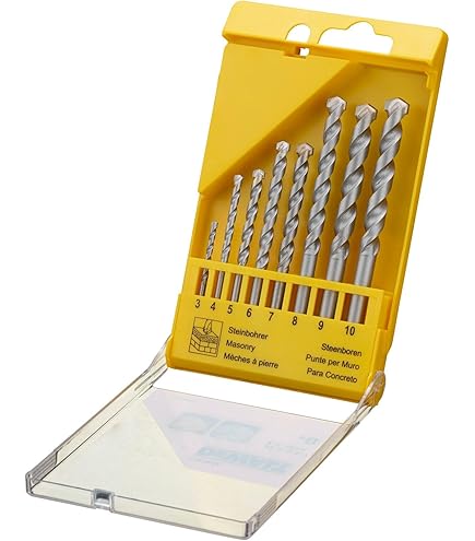Carbide Drill Bits DEWALT 7-Piece Masonry Drill Bit Set Carbide