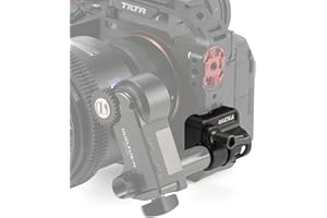 Tilta Adaptateur 15mm pour support de Canne à l'OTAN Compatible avec Les Cages de caméra Tilta - Noir TA-15RH-NTA-B