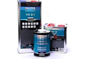 Troton Master HS Acryl Klarlack Lack Autolack 2:1 5L + Härter Fast Kurz 1:2 2.5L Schnell + Verdünnung Express 1L