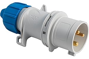 FANTON 70120V Spina CEE IP54, 32A 2P+T, Cablaggio a Vite