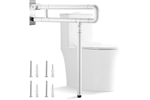 Ovshnrr Maniglione di Sostegno da Bagno da 60 Cm Maniglione Bagno Disabili Maniglioni per Handicap in Acciaio Inossidabile Antiscivolo Resistenti da 300-350 kg