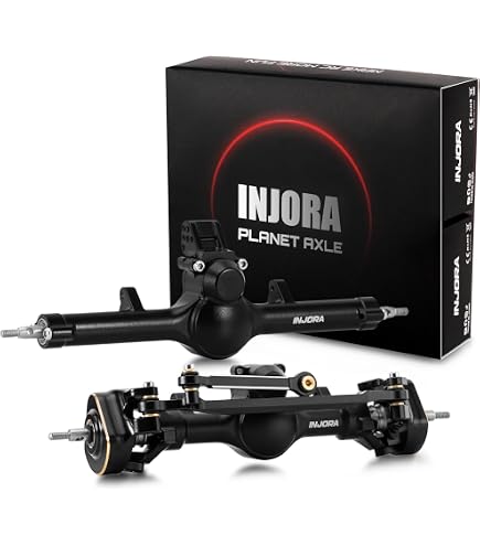 Plaque Protection Avant Arrière CNC Aluminium INJORA Pour RC Crawler SCX24