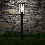 Das angenehm warme Licht, das die Lampen über die E27-Leuchtmittel verbreiten, ist optimal für einen gemütlichen Abend auf der Terrasse oder für eine Party mit Gästen im Garten.