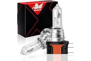 WinPower H15 12V 15/55W Headlight Bulb 3600K Yellow Bulbs Car Replacement Halogen Bulb DRL, 2 Pieces