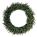 Produktbild Junjie 30/40/50 cm DIY LED Hängende Kranz Weihnachtsfeier Dekoration Wand Ornament Rattan Wreath Kupfer Draht Licht