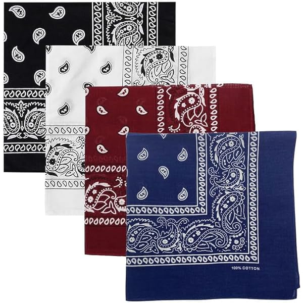 1 Pezzo Sciarpa Bandana Con Stampa Paisley In Stile Boho Per - Foto 7