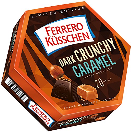 Preisvergleich Produktbild Ferrero Küsschen Dark Crunchy Caramel (2 x 182g)