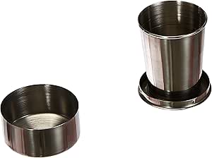 Set Bicchieri Inox 350 Ml Set Di 12 Bicchieri In Acciaio Inox Da 350ml - Bicchieri Metallici Per Bevande, Resistenti E Versatili Set Bicchieri Metallo Muxhel - Foto 8