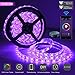 Produktbild LED Streifen Wlan Light Strip mit app-gesteuert funktioniert mit Alexa Google Home 5M 300LEDs 5050 RGB Dimmbar Intelligente Seilstreifen EU Stromkabel Wasserdicht IP65 by Cotify (16.4ft/5M)