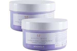 BEAUTY IMAGE Paraffina per Mani e Piedi - Bagno di Paraffina per Mani - Trattamento Ideale per Disturbi - Effetto Crema-Sauna - 250 ml - 190 gr [Confezione da 2] - Profumo alla Magnolia
