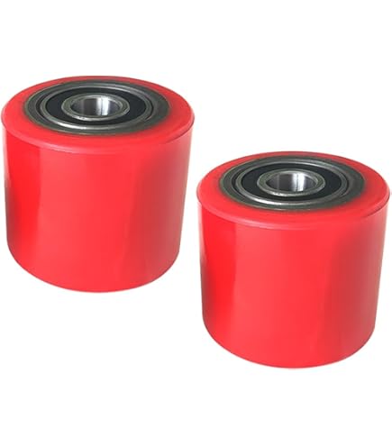 Set Van 4 Palletwielen  Set 4, Diameter 70 Mm, Breedte 60 Mm  Nylon Laadkiezel Wiel Met Kogellagers Boring 20 Mm Afmetingen X Maximale Belasting 450 Kg 683717115