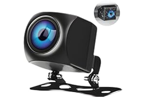 OiLiehu Cámara de Visión Trasera Universal AHD para Coche,Cámara con IP68 Impermeable 170 Grados Gran Angular Visión Nocturna en Color para Coches de 12 V,Furgonetas,Camiones,Autocaravanas