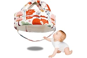 INGJIA Caschetto Primi Passi, Casco per Bambini da 6 a 36 Mesi, Primi Passi per Bambini, Bambini Neonati, Casco Neonato