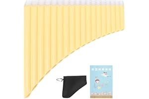 AGATIGE Panflöte, C-Taste Panflöten mit Bunte Pappe Tragetasche, Leicht zu Erlernen ABS Holzblasinstrumente Panflötenmusik Holzblasinstrumente Traditionelle Musikinstrumente Für Kinder Erwachsene Anfänger