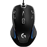 Logitech G300s Mouse Gaming Ottico, 2.500 DPI, RGB, Design Leggero, 9 Pulsanti ‎ Programmabili, Memoria Integrata, Per Entram