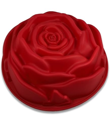 Stampo In Silicone Viola A Forma Di Fiore Per Sapone Fai Da Te, Budino, Cheesecake, Brownie – Antiaderente, Senza BPA, Adatto A Forno E Microonde (22,5 X 17 Cm)