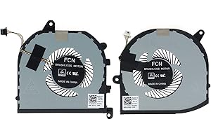 WOBEATER Replacement CPU & GPU Cooling Fan for Dell XPS 15 7590 9570 DELL Precision 5540 0F01PX 0V9H8N DC58000NHD0 008YY9 0TK9J1