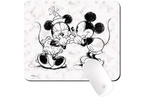 ERT GROUP Original y con Licencia Oficial de Disney, Alfombrilla de ratón Antideslizante, patrón de Mickey i Minnie 010, Alfombrilla de ratón de Ordenador 220 mm x 180 mm