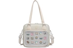 CHERRY SAUCE Oxford Ita Bag Crossbody-Tasche Umhängetasche Messenger Rucksack Mehrzweck-Pins Display