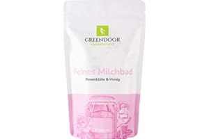 GREENDOOR Baño de leche Miel de pétalo de rosa 200g de Cosmética natural Manufactura