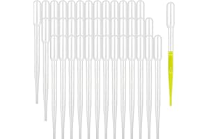 Pipetas de transferencia de plástico de 3 ml, gotero de ojos, pipetas de aceites esenciales, herramienta de maquillaje de moveland (150)