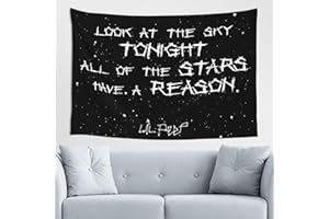 Vdumhid Lil Peep Tapestry Love Rapper Tapestries, Wall Hanging Room Art Home Decoration Gift Bedroom Decor Living Room Door 60''x40''