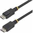 StarTech.com 1m (3ft) DisplayPort 1.2 Cable - 4K x 2K Ultra HD VESA Certified DisplayPort Cable - DP to DP Cable for Monitor - DP Video/Display Cord - Latching DP Connectors (DISPL1M)