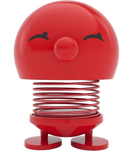 Hoptimist Bumble Set Limited Edition, Portafortuna Oscillanti Danesi, Statuette Decorazione Scandinava X-Small (5,8 Cm) E Small (7,6 Cm), Colore Sky