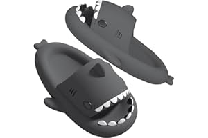MoneRffi Sharklas Originales Niño Niña, Chanclas Tiburon Hombre Zapatillas de Tiburón Mujer,Sandalias Sharklas de Piscina de Suela Gruesa Antideslizantes Cómodas de Verano