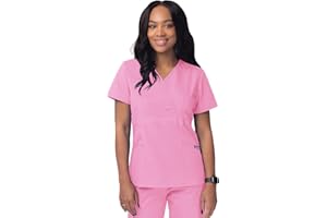 Sivvan Scrubs for Women - Mock Wrap Scrub Top