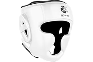 FIGHTR® Casco de Boxeo para Sparring | Tamaño Ajustable para Boxeo, MMA, Muay Thai, Kickboxing y Artes Marciales