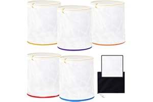 STFALI Bubble Bags, Bubble Hash Bag Set, 5 Gallons, 5 Bags Set, Press Strainer and Storage Bag Kit for Herb Extraction and Production